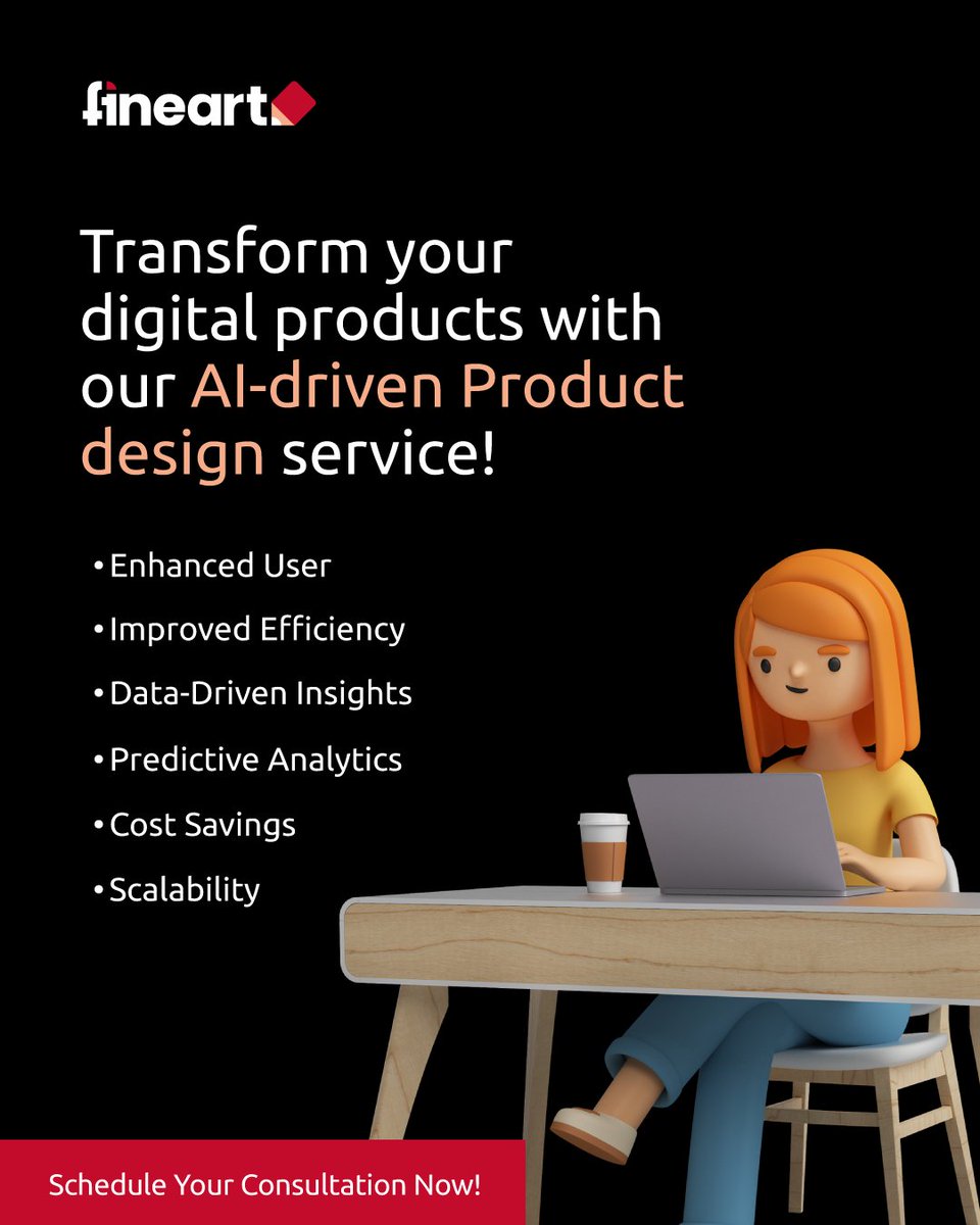 Unleash the power of AI for your digital products!   Our AI-driven design service boosts user engagement & efficiency, giving you data-backed insights for a future-proof experience.
#aiproductdesign #aidesign #webdesign 
fineartdesign.agency/web-design-dev…