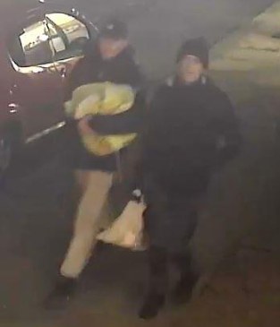 Do you recognise these men? We would like to speak to them in connection with two burglaries in Heysham on Saturday, Jan 10. We appreciate these images aren’t of the highest quality, but if you recognise them 📞 101 - log 0071 of Jan 12.