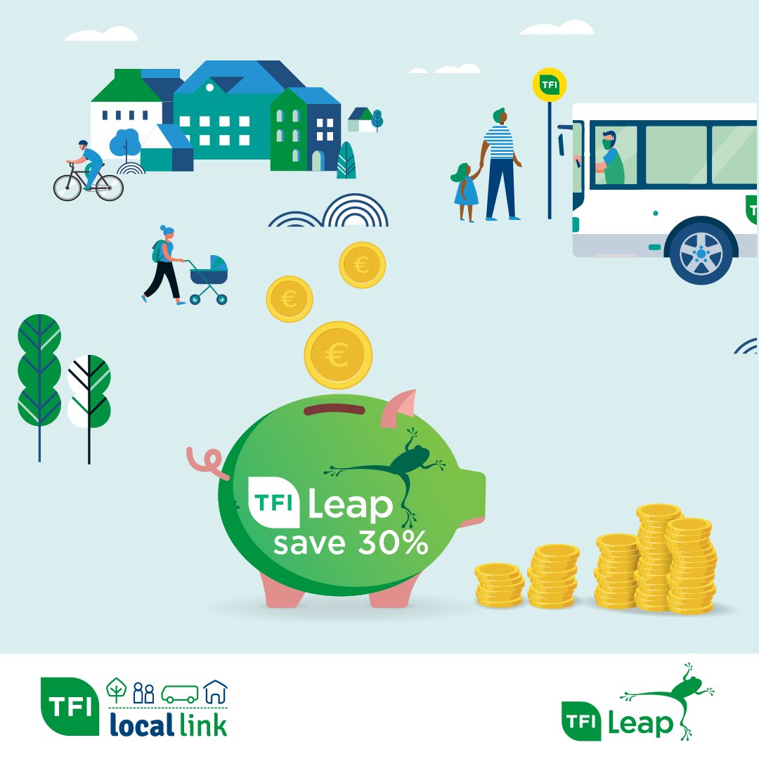 Leap Card OR TFI GO App are the cashless options on RRS. Save by going cashless!!! 

LL183 Sallins to Arklow
LL800 Arklow to Carlow
LL887 New Ross to Carlow
LL885 Baltinglass to Sallins
LL897 Athy to Kilkenny

@TFIupdates #leapcard #cashless @publictransport #trythebus