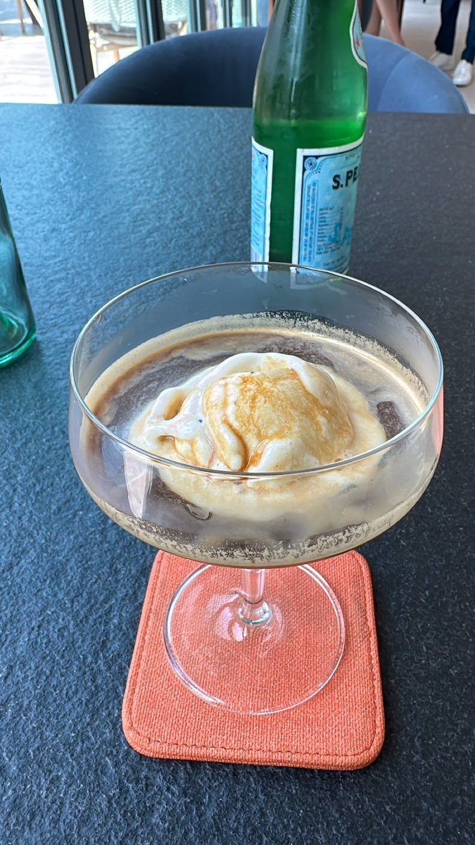 The only thing you’ll ever see in my cocktail glass is an affogato!
