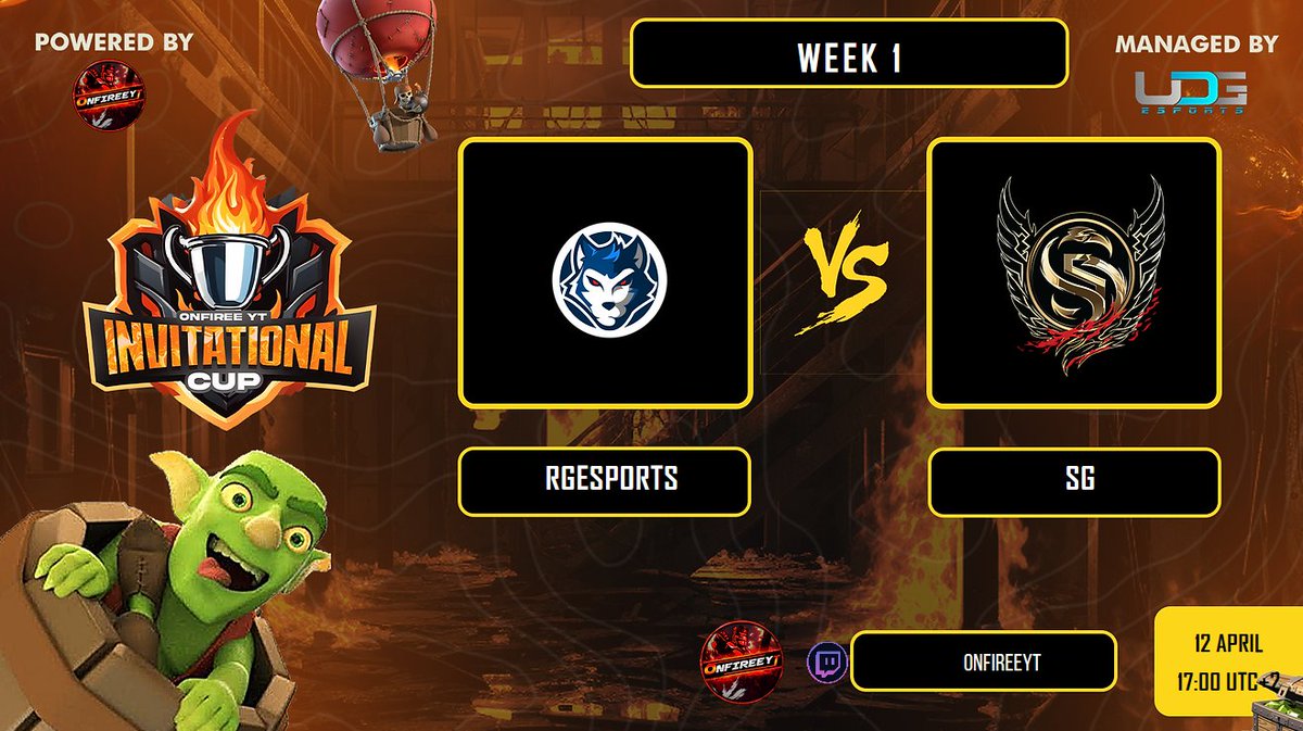 ONFIREEYT (@onfireeyt) on Twitter photo Reckoning Esports takes on Synchronic Gaming in Week 1 of the Onfireeyt Invitational Cup tonight at 17:00 UTC+2!
🔴Don't miss the live action on twitch.tv/onfireeyt!
@RGEesports11 @Synchroniic
<a href="/esports_udg/">uDG Esports</a>
#OnfireeytInvitationalcup
#RGEvsSYNC Reckoning Esports takes on Synchronic Gaming in Week 1 of the Onfireeyt Invitational Cup tonight at 17:00 UTC+2!
🔴Don't miss the live action on twitch.tv/onfireeyt!
@RGEesports11 @Synchroniic
<a href="/esports_udg/">uDG Esports</a>
#OnfireeytInvitationalcup
#RGEvsSYNC