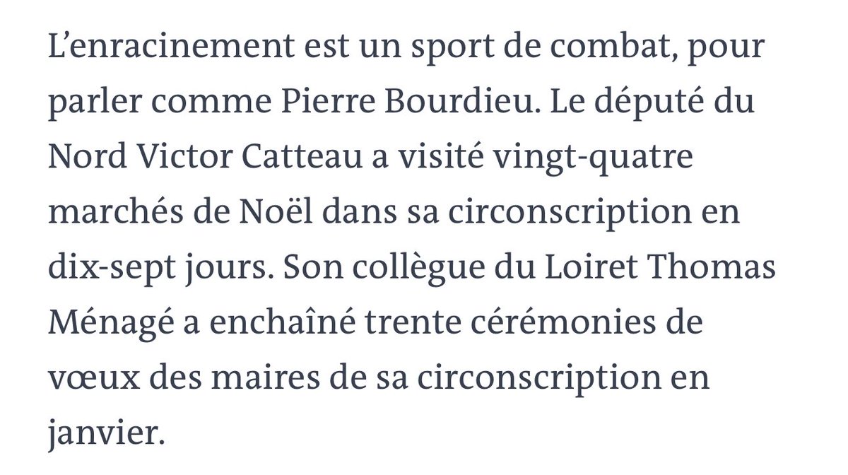 « L’enracinement est un sport de combat » 💪 Comme mes collègues du @groupeRN_off, je suis heureux de me rendre chaque année à des centaines d’événements pour rencontrer des élus, des acteurs associatifs et des habitants ! 📝 lemonde.fr/politique/arti…