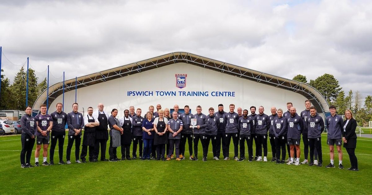 The fact McKenna included the whole backroom staff in his manager of the month photo, including the chefs, says a lot about the guy #itfc