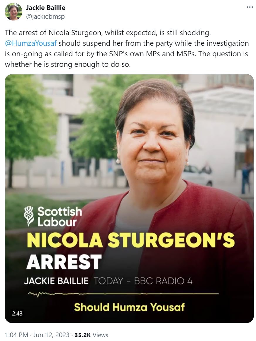 Well well well @jackiebmsp ….whats your response to your deputy leader being investigated for election fraud?
