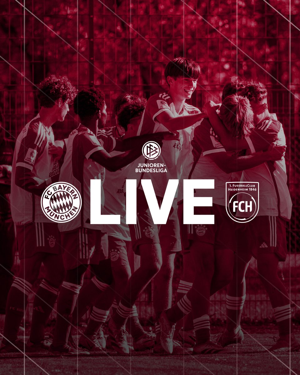 𝐒𝐞𝐢𝐝 𝐝𝐚𝐛𝐞𝐢! 🤝 Unterstützt die #FCBU17 am Samstag gegen Heidenheim im Livestream! 🔴⚪ 📺 LIVE ab 13 Uhr: fcbayern.com/LivestreamU17 #FCBayern #MiaSanMia