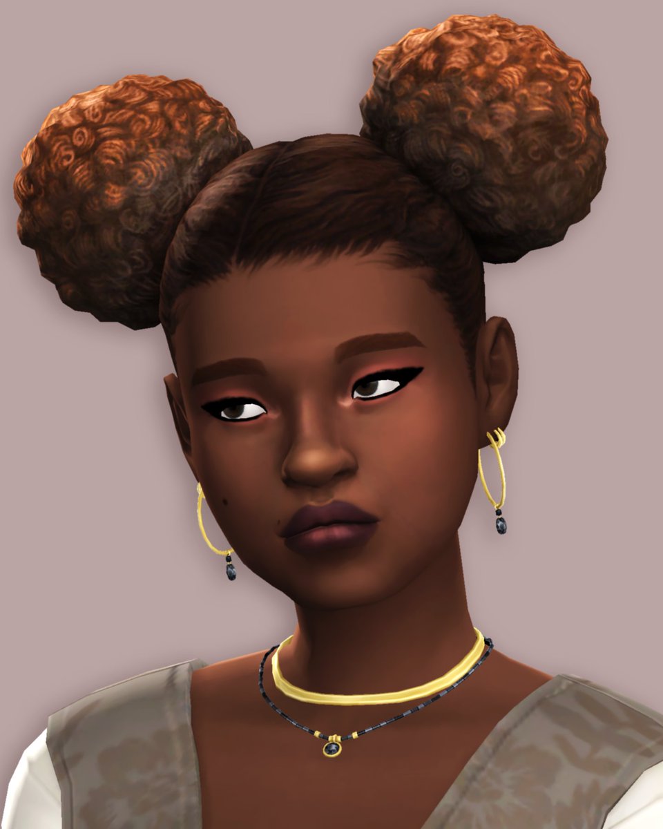 current mood: I just want to make pretty no cc sims ❤️ This is Jada! #ShowUsYourSims #TheSims4