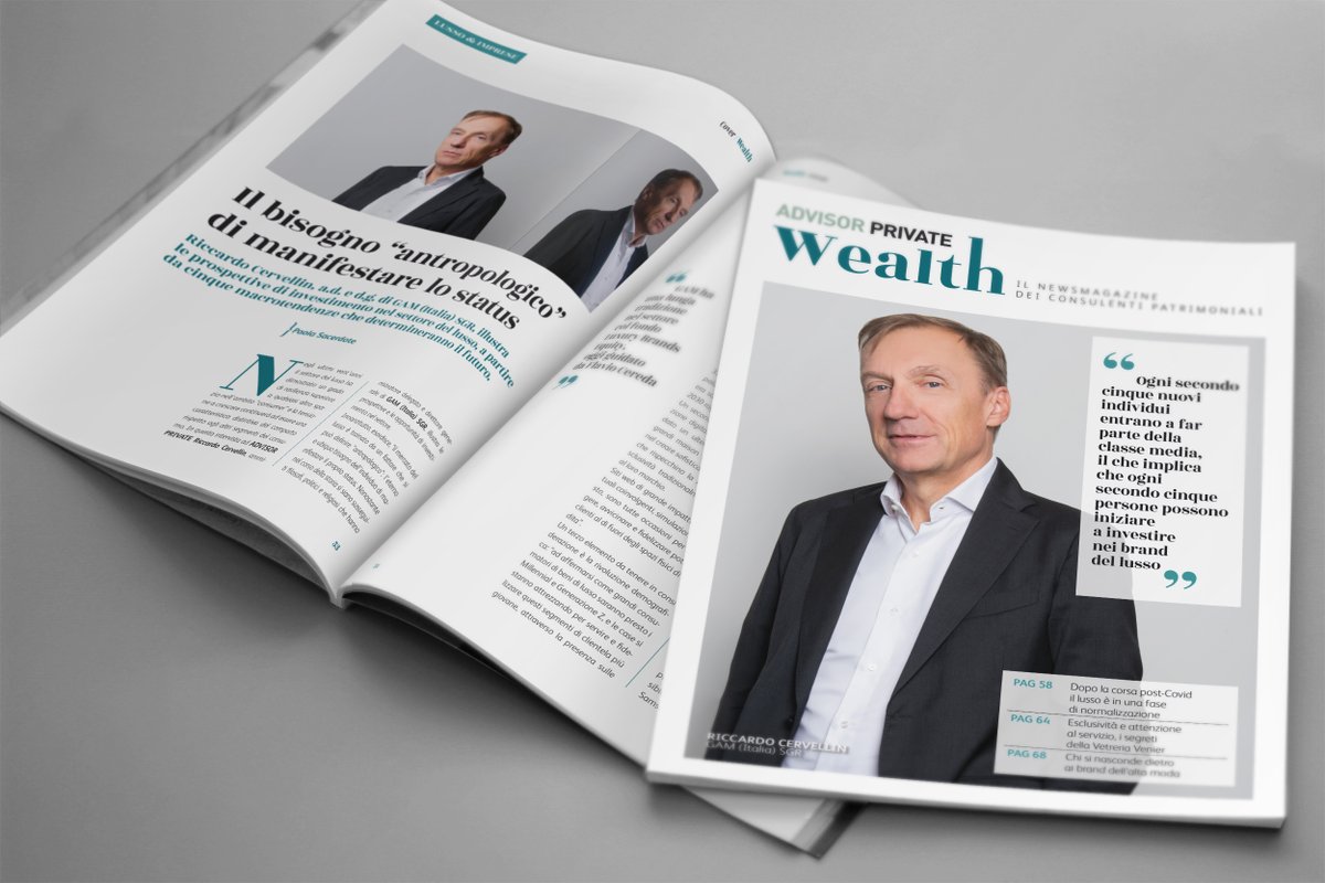 Negli ultimi vent'anni il settore del #lusso ha dimostrato un grado di resilienza superiore a qualsiasi altro settore.. Ad 'ADVISOR PRIVATE', Riccardo Cervellin, Country Head Italy di #GAMInvestments, illustra prospettive e opportunità dei #LuxuryBrands.
gam.com/-/media/conten…