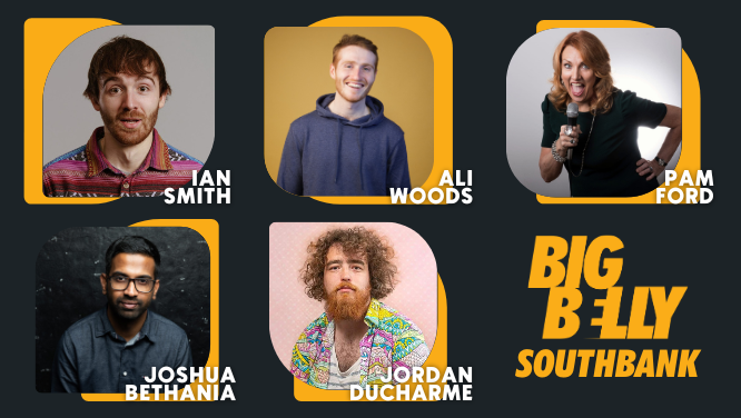 Bringing the laughs at our 9pm show this lineup is STACKED! 👊 

@Iansmithcomedy 
@AliWoodsGigs 
@ThePamFord
@joshuabethania 
@FunnyJordanD 

Tickets selling fast so grab one while you can! 🎟