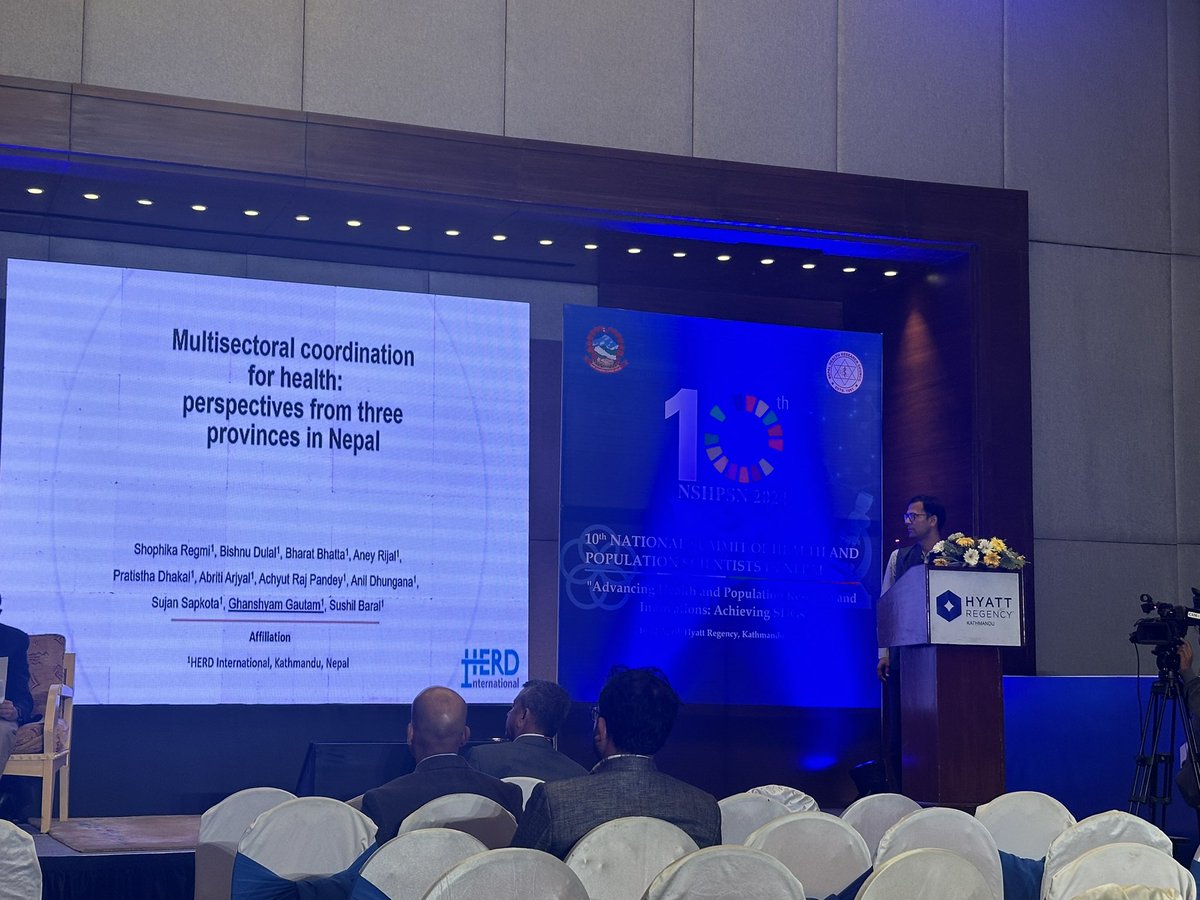 Addressing health challenges requires strong collaboration across sectors, but local capacity for coordination is lacking. With only one-third of optimal capacity, we must prioritize strengthening collaboration at the grassroots level, says @ghanshyamgt @HERDIntl #NSHPSN2024