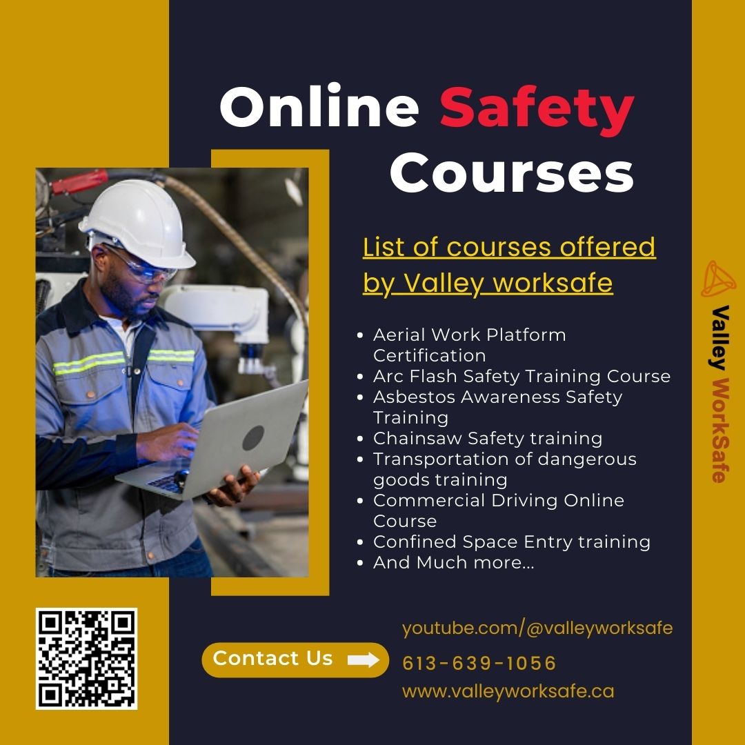 VWorkSafe's tweet image. Elevate your safety game with Valley WorkSafe's top-quality and budget-friendly training courses! Our online programs offer immersive, hands-on training to equip you with the essential knowledge and skills for a safe workplace.

valleyworksafe.ca/online-trainin… 

#SafetyTraining