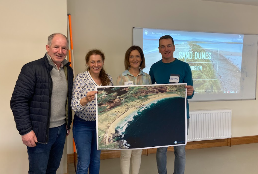 What an excellent opportunity to facilitate the Beaches & Dunes for Climate Adaptation workshop in #Fanad We're already looking forward to the practical day in  June #saveourdunes #leavenotrace #sanddunes #fanadcoastalgroup #ballyhiernanbay  #coastaladaptation #beachesireland