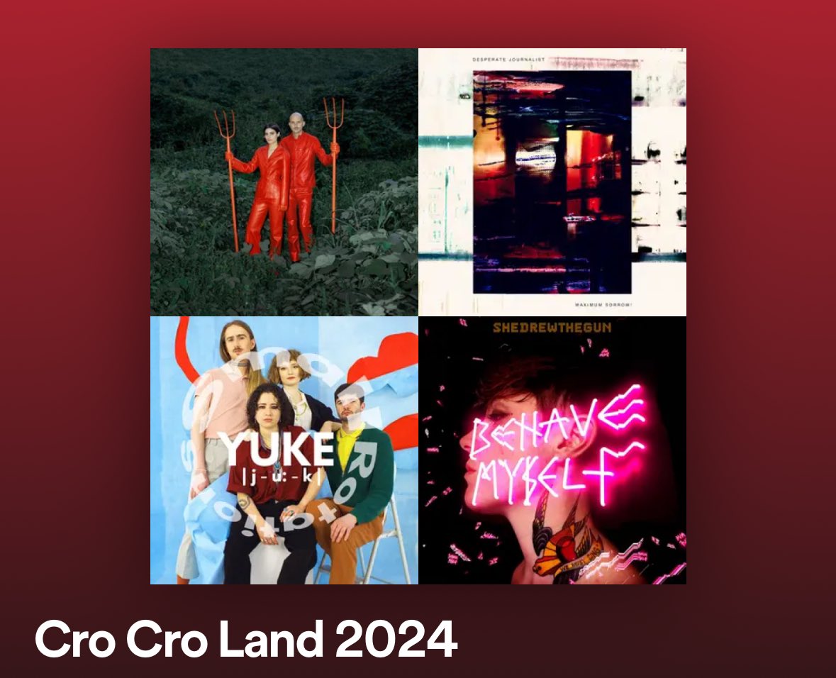 CroCroLand (@crocroland) on Twitter photo OFFICIAL PLAYLIST
Get in the mood for this weekend with our #spotifyplaylist featuring <a href="/mattielworldwde/">Mattiel Ⓡ</a> <a href="/thesubways/">The Subways</a> <a href="/shedrewthegun/">she drew the gun</a> @BERRIESBANDUK <a href="/DespJournalist/">Desperate Journalist</a> & more
Listen here: open.spotify.com/playlist/2k2Bx… OFFICIAL PLAYLIST
Get in the mood for this weekend with our #spotifyplaylist featuring <a href="/mattielworldwde/">Mattiel Ⓡ</a> <a href="/thesubways/">The Subways</a> <a href="/shedrewthegun/">she drew the gun</a> @BERRIESBANDUK <a href="/DespJournalist/">Desperate Journalist</a> & more
Listen here: open.spotify.com/playlist/2k2Bx…