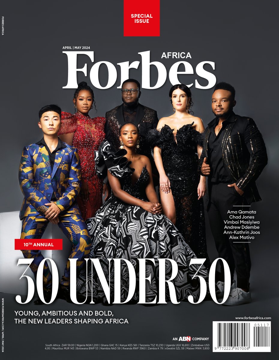 #NewIssueAlert
The milestone speaks for itself: it’s the 10th anniversary of FORBES AFRICA’S 30 Under 30 list, and just like the honorees who have come before them, the class of 2024 too are driven by impact.🎉📢

Get your copy now⤵️ 
brnw.ch/21wIKLi