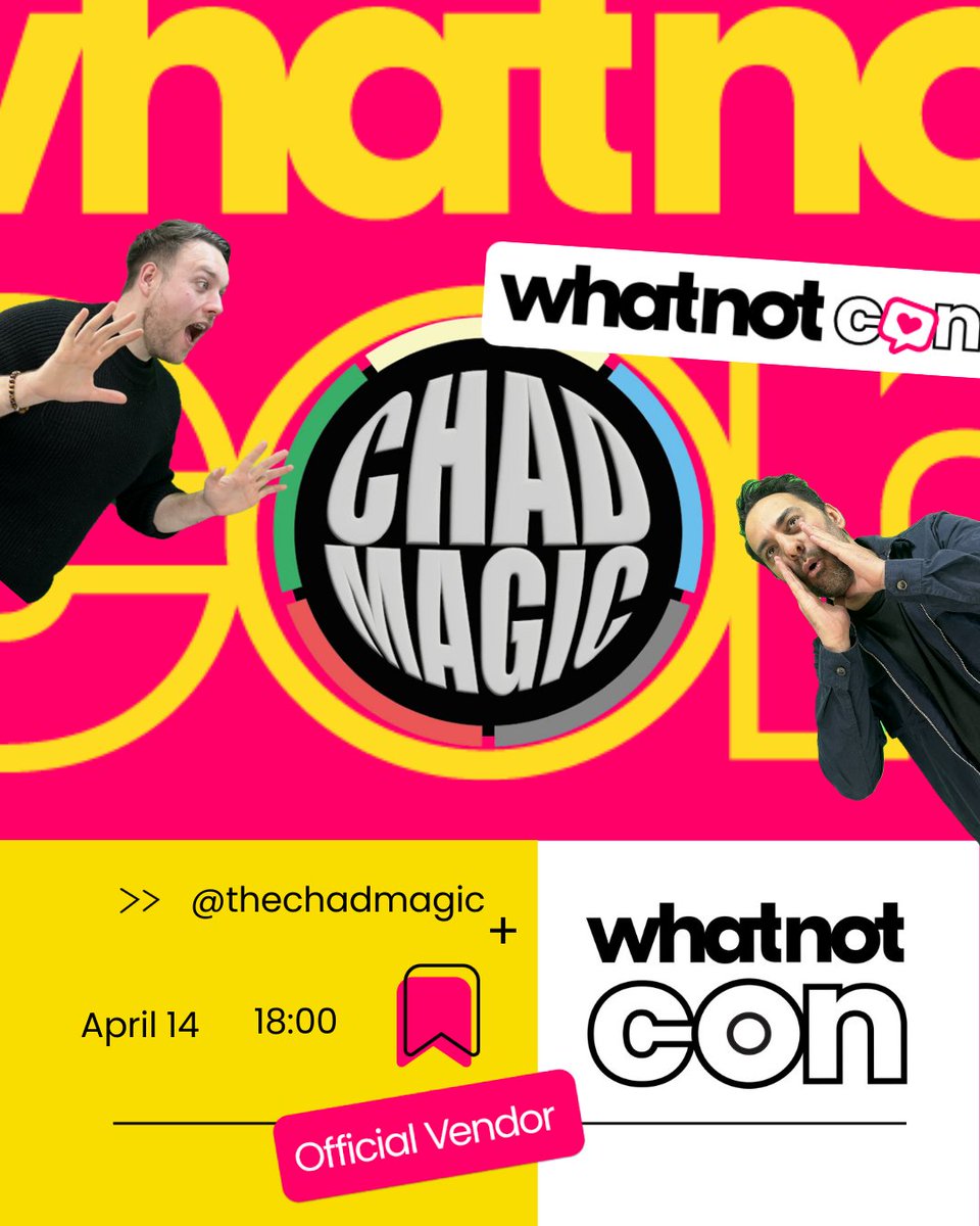 Join us at 6pm UK time THIS Sunday (14th April) as we headline #whatnotcon!!!

🔥Double commander deck giveaway!🔥

🔥 All auctions start at £1!🔥

🔥 Free £10 voucher with THIS link! whatnot.com/invite/thechad…🔥