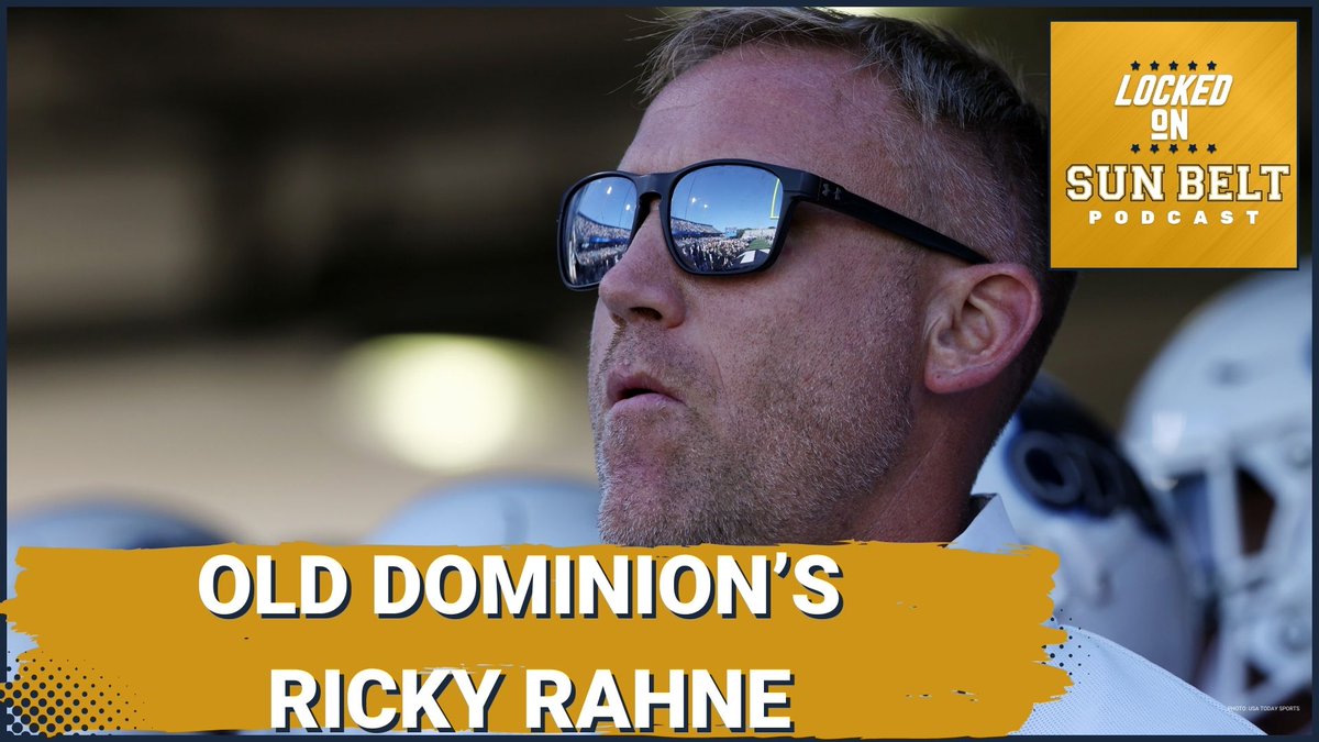 #LockedOnSunBelt - featuring @ODUFootball Head Coach @RickyRahne 🏈Going Bowling After 4th & the Season 🏈Making Sure the QB Room Is Prepared 🏈Fans Don't Want To Hear About Work Life Balance 🏈Competing in @SunBelt East LINKS: youtu.be/5oM5S-ZFjoA link.chtbl.com/LOSunBelt