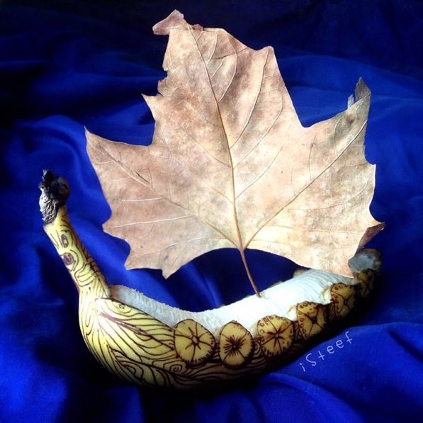 #ART de sculpter des bananes 🍌 par Stephan Brusche