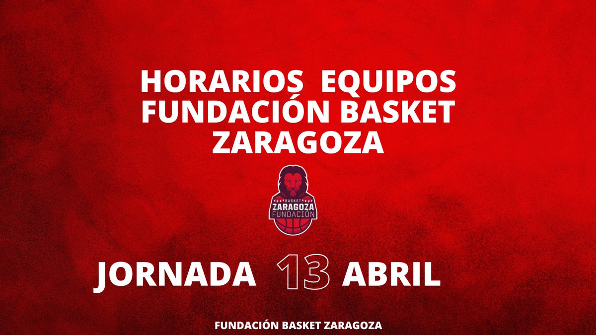 Consulta los horarios de la Fundación Basket Zaragoza de este fin de semana ➡️ fundacionbasketzaragoza.net/es/news/horari…