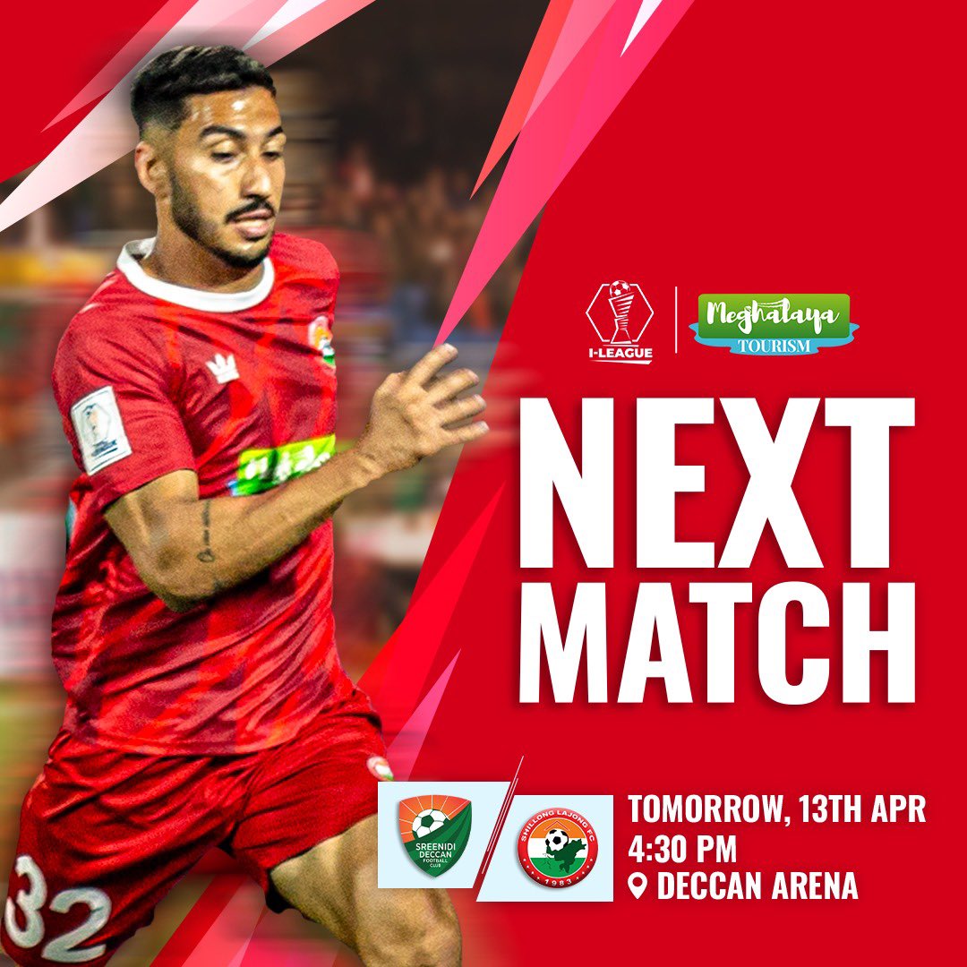 Our Final match of the season in the @ILeague_aiff 
Let’s go Reds 🔴👊

#ileague #shillonglajong #lajong #meghalayatourism #meghalaya #sarongiakalajong