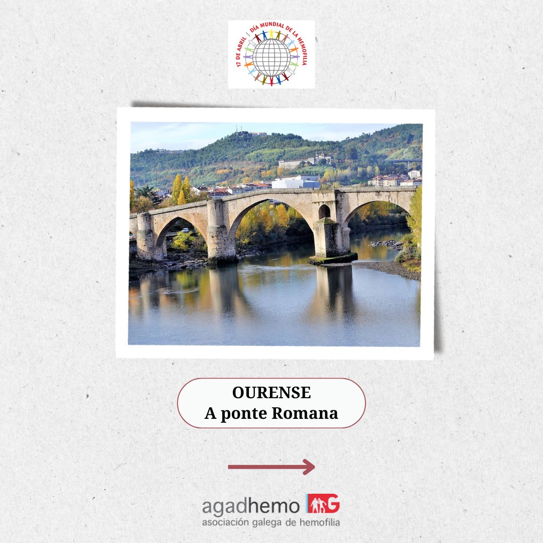 Agadhemo's tweet photo. Polo día #diamundialhemofilia o 17 de abril iluminaranse de vermello 9 puntos:
1.Ourense: Ponte Romana
2.Santiago de Compostela: Pazo de Raxoi
3.Coruña: Fonte 4 Camiños
4.Tomiño: Edificio do Concello
Participa:
#diamundialhemofilia
#whd2024
Mencionarnos @Agadhemo https://t.co/l5WzVyA7ET