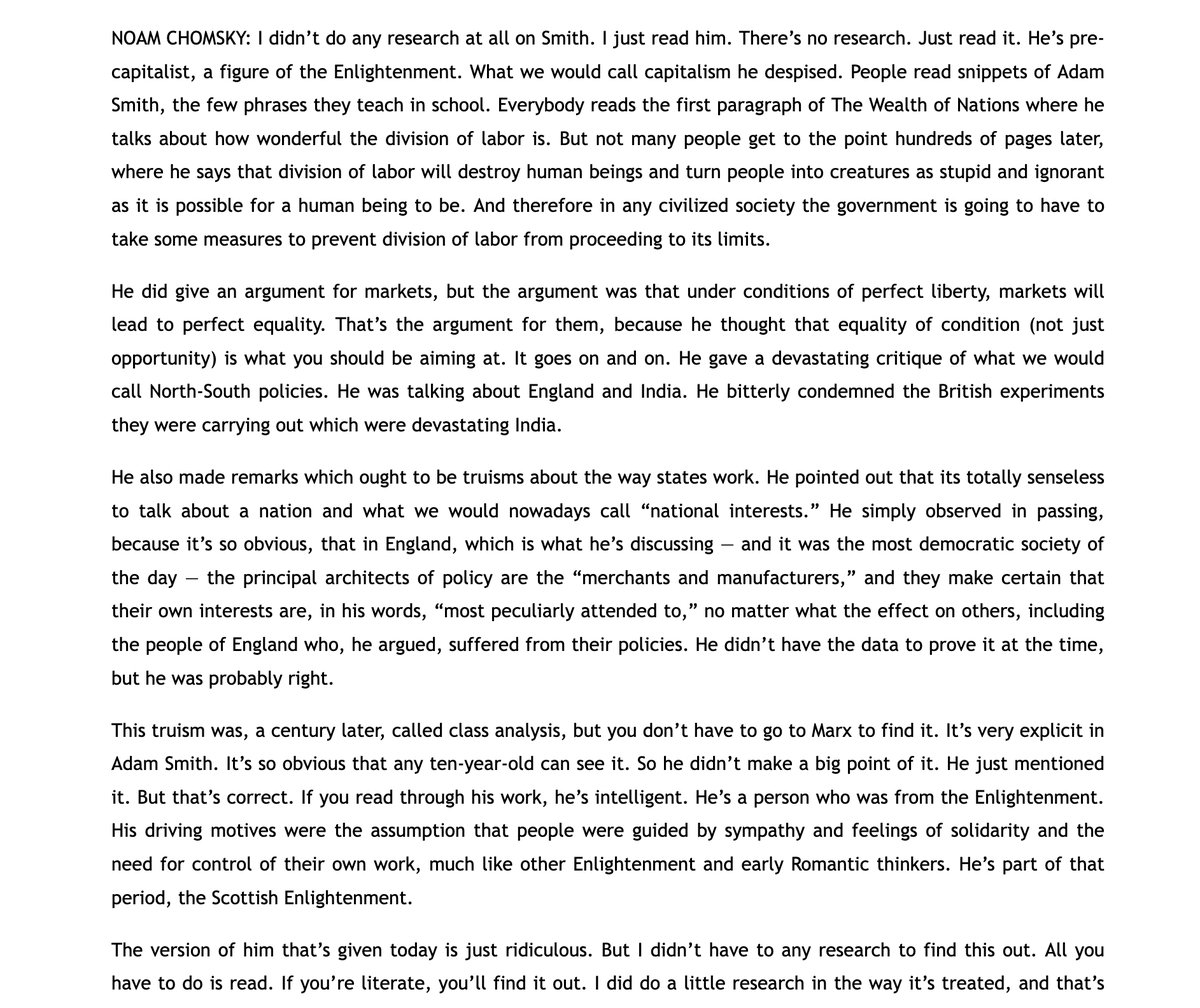 @lea_ypi @PPFIdeas @LRB I remember, as an undergrad, encountering Chomsky's characterisation of Smith and Humboldt as 'libertarian socialists' and it has struck a chord ever since: