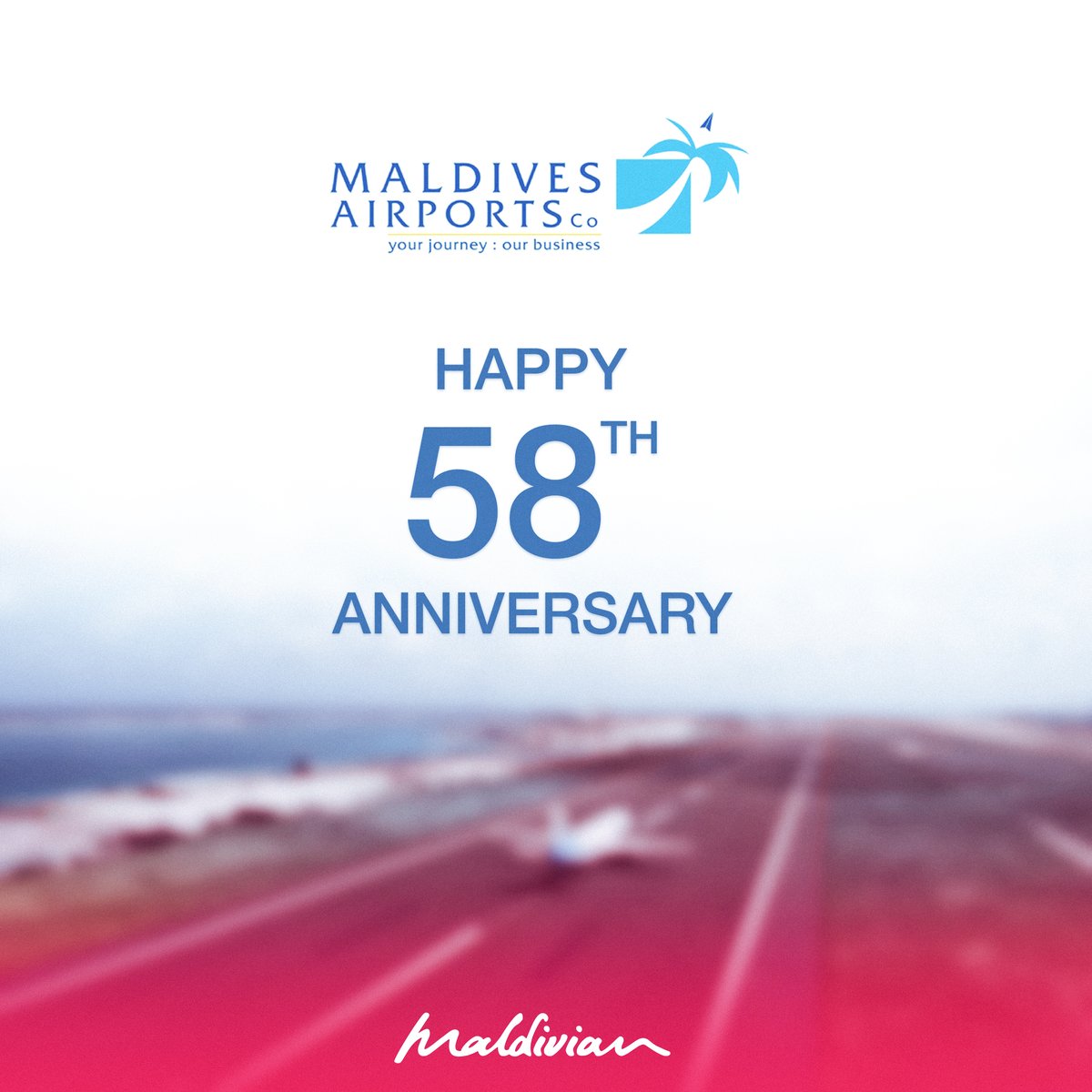Congratulations to MACL on another year of exemplary achievements. Wishing for countless milestones ahead! Happy 58th Anniversary! #Maldivian #MACLAnniversary #CelebratingExcellence