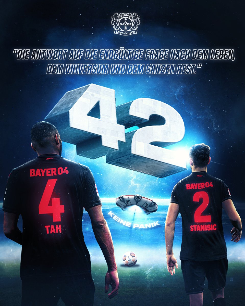 4️⃣2️⃣ mal ungeschlagen!
#Bayer04 lassen wir als Antwort auf die Frage aber auch gelten. 😉

🔙 #B04WHU | #Werkself