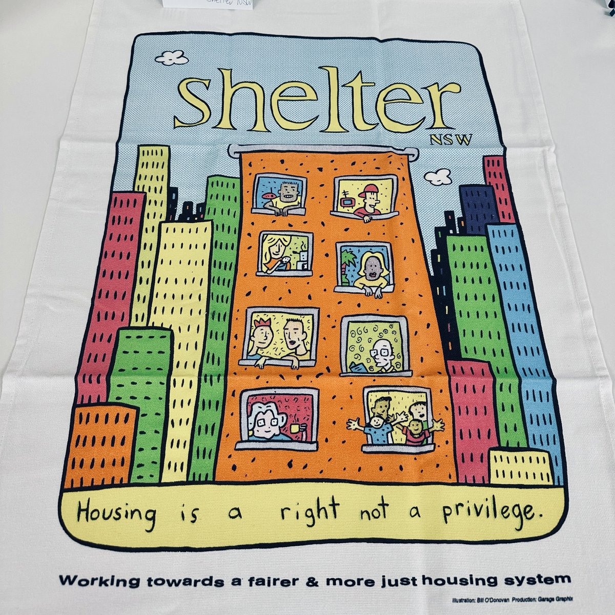 Today in the post we received this awesome office-warming pressie from our colleagues @ShelterNSW. Shelter NSW: We couldn’t have said it better ourselves!!