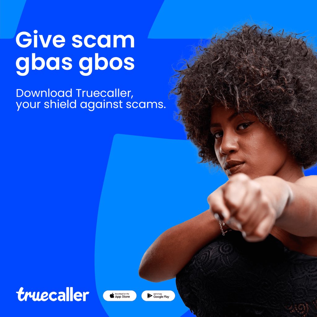 Don’t let scammers dim your light! 💡Truecaller helps you uncover the true identity of your callers, so you can #LiveScamFree. Download the app for free! 💙Link in bio. #TruecallerNG #Truecaller