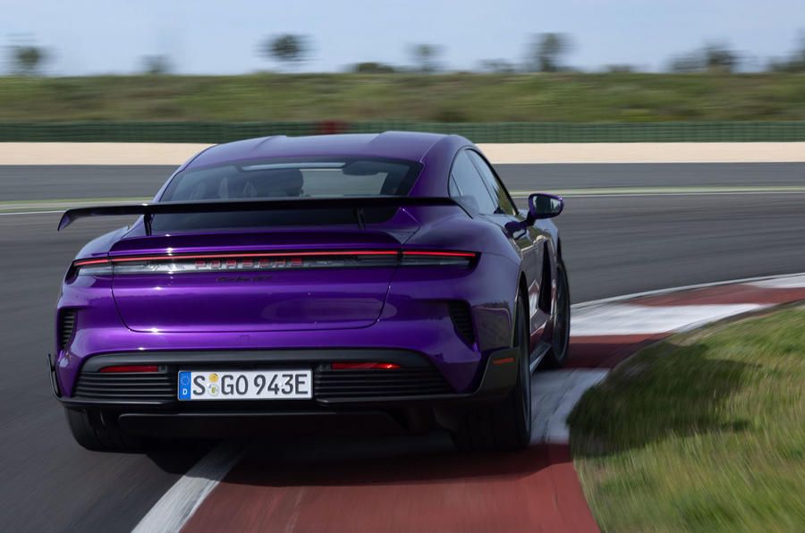 REVIEW: Porsche's long-awaited 1000-horsepower performance EV is a serious GT department effort - we take one for a spin on track buff.ly/3PVu4N4