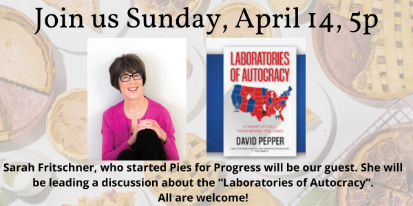 Join us next Sunday, April 14 at 5p at the barn of the PESC.⁠ Sarah Fritschner, former food editor for the Courier Journal, is going to join us. Even if you don’t read the book, please join us to learn and have an interesting discussion. more info: info@earthandspiritcenter.org