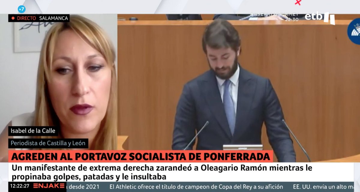 🔴📺 @IsabeldelaCalle, periodista de Castilla y León 'En un año, en Ponferrada hemos pasado de tener una iniciativa cómo la universidad feminista a esto que estamos viviendo' #EnJakeETB ➡️eitb.eus/es/television/… @Xlapitz