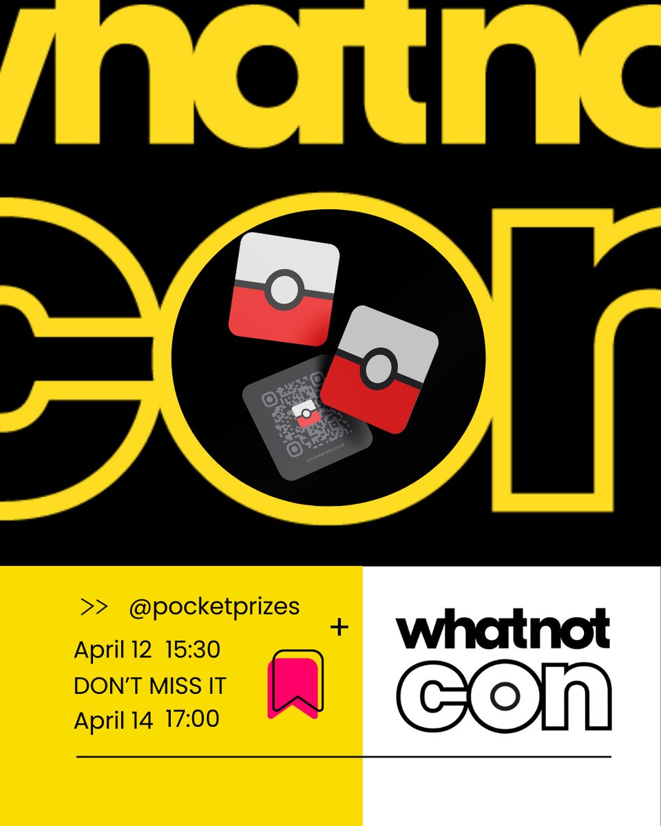 Join us at WhatnotCon 💛 Sign up using our link to get £10 to spend for FREE! #Whatnot #Pokemon whatnot.com/invite/pocketp…