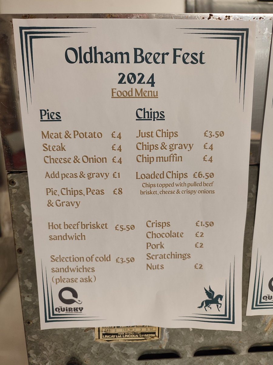 OldhamBeerFest's tweet photo. Today at the #OBF24 festival...We have loads of lovely grub courtesy of @CoLancs ๐ https://t.co/3Z5c15mDnl