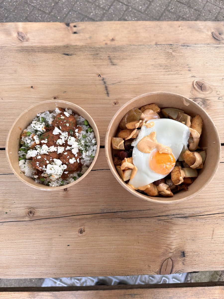 Leopard Bites Specials! Lamb Meatballs Moroccan style spiced lamb meatballs in a smokey sauce with rice, peas & topped with feta. Halloumi Hash Spiced floured halloumi with potatoes, mixed beats, roasted peppers topped with an egg & harissa dressing. Serving Fri 5-9pm Sat 2-9pm