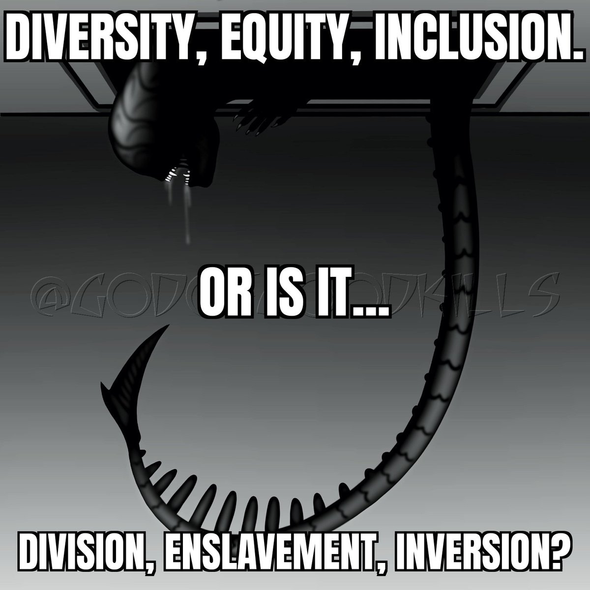 #DEI, a whole new kind and level of #TrojanHorse, looming in plain sight, and the #woke vermin are ill-equipped to ever see that something wicked this way comes. #Diversity #Equity #Inclusion #WokeMindVirus #gamedevelopment #GamerGate2