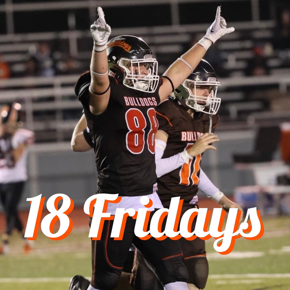 18 weeks til we start scoring those touchdowns!! Will you be in the stands with us? #TheFinalCountdown #TheseDogsAreDifferent #AllTheWayUp #bigdogenergy #BulldogFootball #fridayvibes