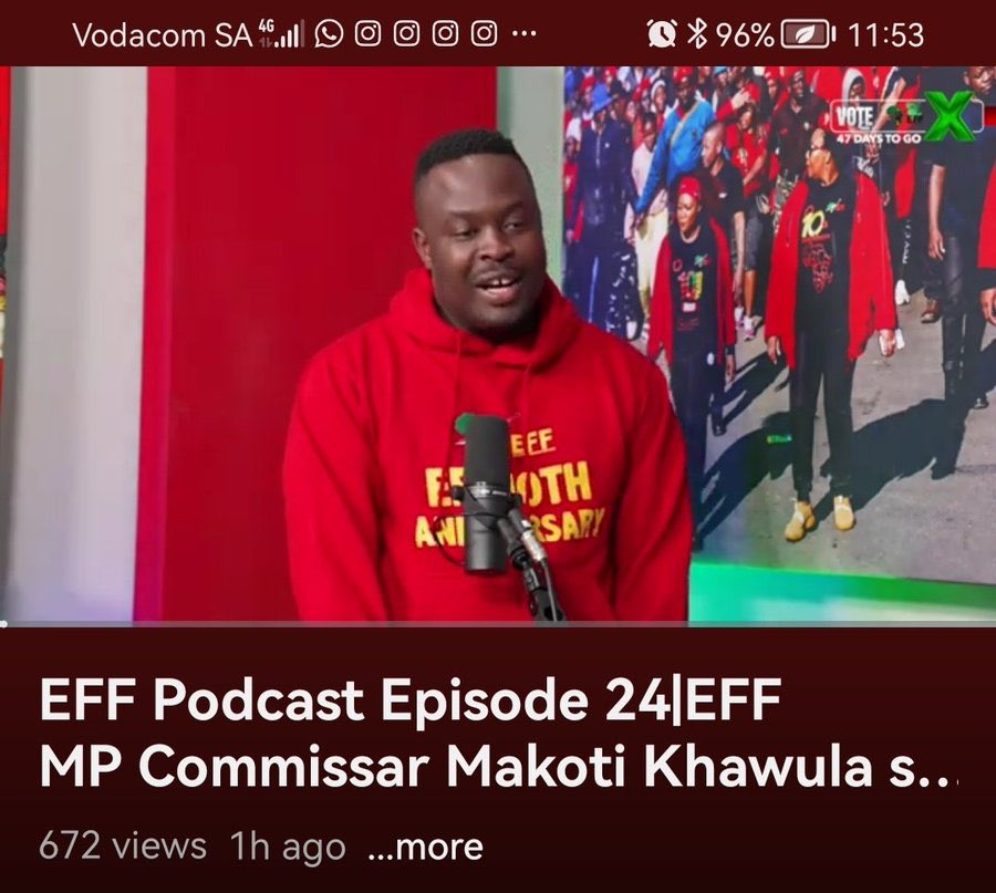 A must watch Commissar Makoti Khawula #EFFPodcast