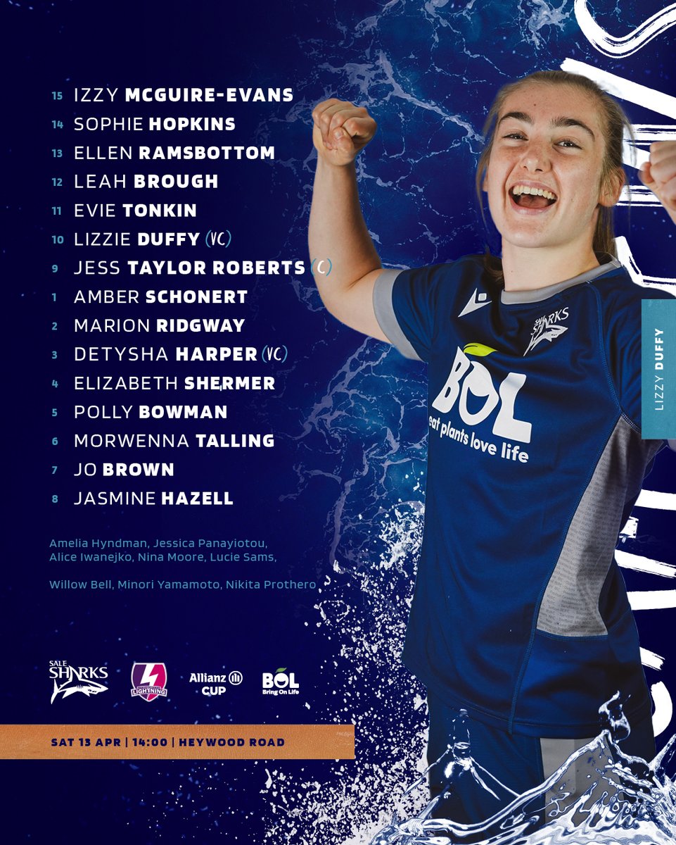 SaleSharksWomen's tweet photo. 𝗕𝗔𝗖𝗞 𝟮 𝗕𝗔𝗖𝗞

A huge wave of Sharks action this weekend! 🌊

🎟️ Tickets are available via the link in our bio and on the gate. Under 18s are free! https://t.co/FHLgmIA6dv