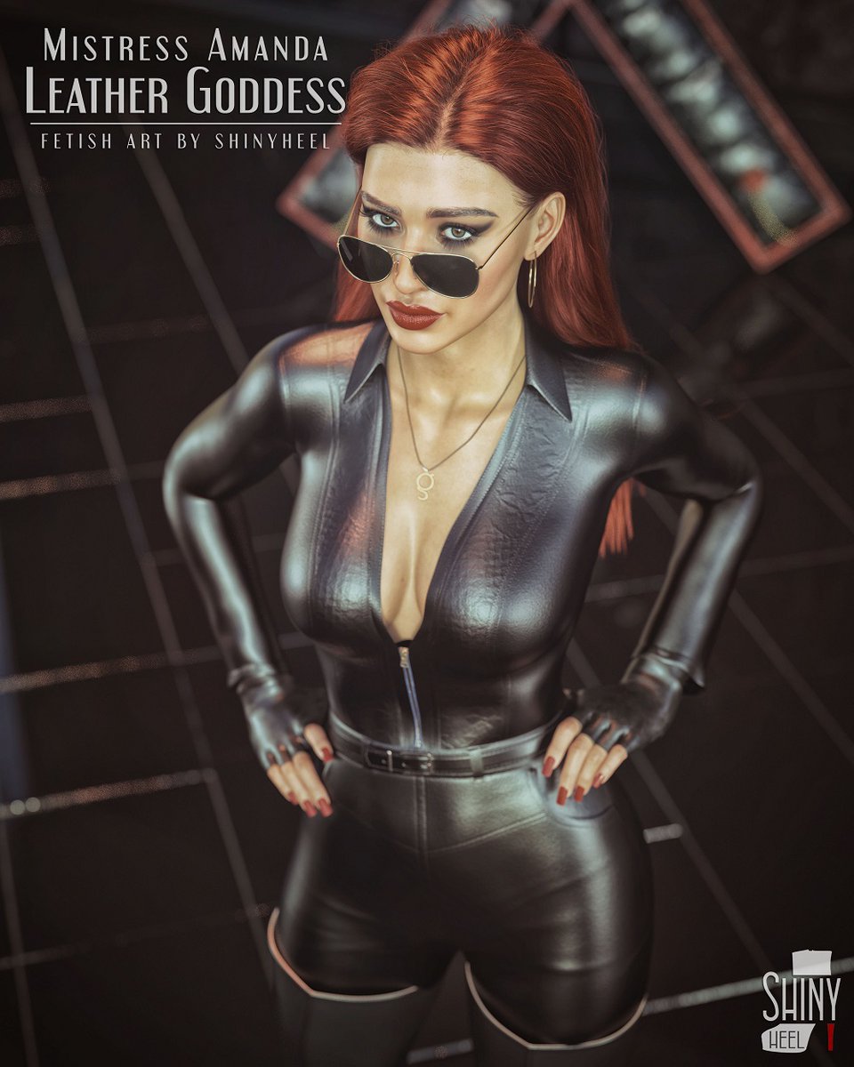 My version of the stunning <a href="/MistressAmandaa/">𝐌𝐈𝐒𝐓𝐑𝐄𝐒𝐒 𝐀𝐌𝐀𝐍𝐃𝐀</a>, also known from <a href="/OWKreal/">OWK</a> and <a href="/DOMINITY2/">DOMINITY</a>.

Hypnotizing eyes and a divine, leather-clad appearance force everyone to their knees. She was born to be worshipped 🖤

patreon.com/shinyheel 

#mistress #leather #fetishart #fetish #fanart