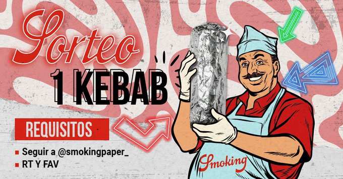 🥙 SORTEO DE 1 KEBAB 🥙

Para participar solo tienes que seguirnos y dar amor a este tweet