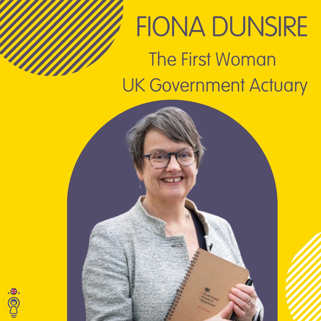 Fiona Dunsire shatters glass ceilings as the first woman appointed Government Actuary! She leads the Government Actuary’s Department (GAD), which provides advice & analysis to other govt departments & public sector organisations.💪🏽
#InspiringGirls #WomenInLeadership #RoleModels