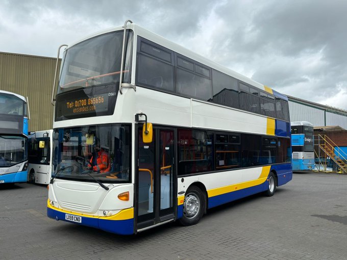 A former First Great Yarmouth decker has appeared at @BorderBus as an interim measure whilst another vehicle is awaiting delivery. More at eastnorfolkbus.blogspot.com/2024/04/border……
My thanks to Andrew Pursey for the photos and update