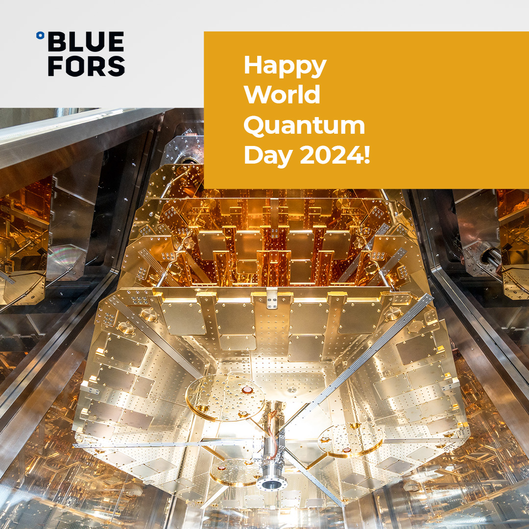 Happy @WorldQuantumDay 2024 – the annual celebration of #quantum science and technology! At Bluefors, our quantum applications research and innovation program aims to advance the development of #quantumtechnology. You can explore their publications here: bluefors.com/publications/