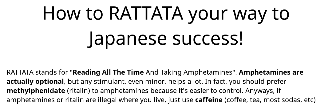 all japanese learning advice is either duolingo-type stuff (spoonfed baby steps that get you nowhere), or this, with absolutely no in between