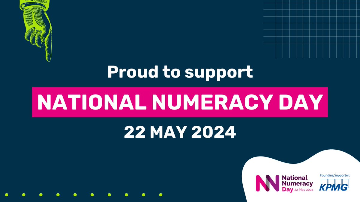 40 days to go until National Numeracy <a href="/Nat_Numeracy/">National Numeracy</a>  Day 2024 on the 22nd of May!
We are so excited and proud to be supporters, partners and champions!
See how you can get involved below:

nationalnumeracy.org.uk/numeracyday

#AdultLearning #Skills4Life