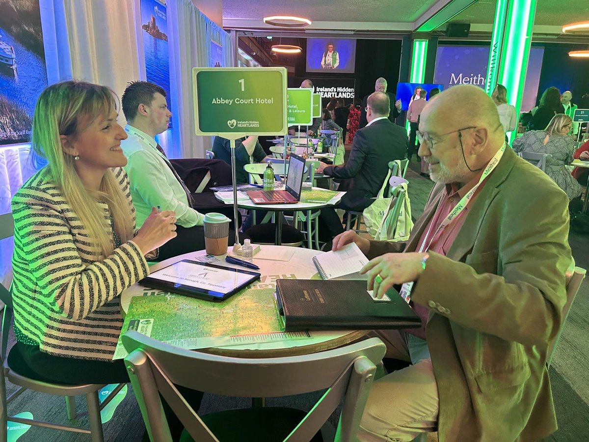 Day 2 of #Meitheal2024 is underway at the @GleneagleHotel Killarney today. Significant business deals are expected to be signed as more than 380 Irish tourism providers pitch their business to 241 international buyers and tour operators from 16 countries throughout the event.