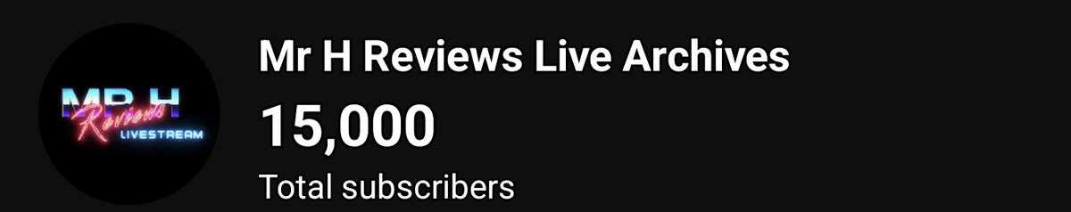 Thank you so much to everyone subscribing to the podcast channel! 15k is a big deal to me, the fact so many people enjoy the H-Cast and want to subscribe means a lot to me and no doubt, means a lot to @CultureCasino @ThomasConnorsJr @Nick_EBE_79 @AndreEinherjar too!