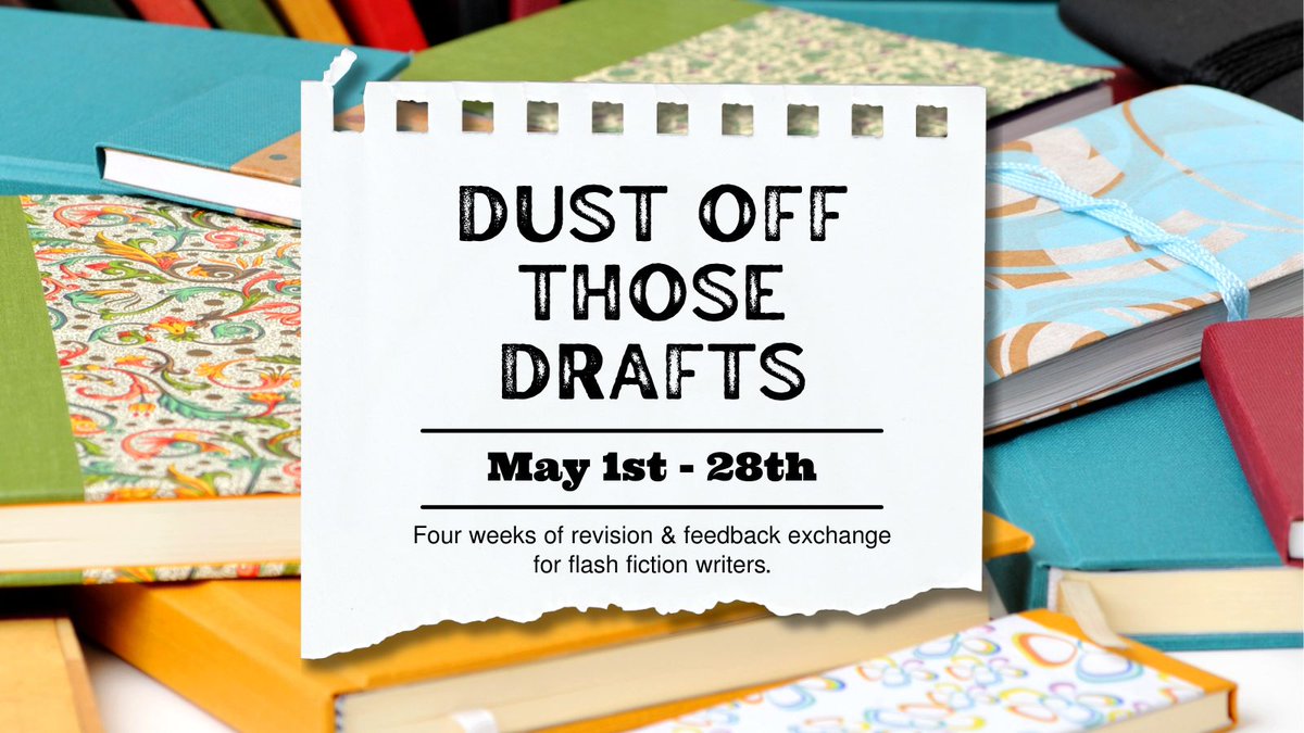 COMPETITION TIME✍️ In the comments, complete the phrase 'My drafting process is like...' Our judge, the magnificent @jmgatford, will pick her favourite simile. The winner will get a place on the May round of Dust Off Those Drafts. DEADLINE: 19th April 00:00 BST