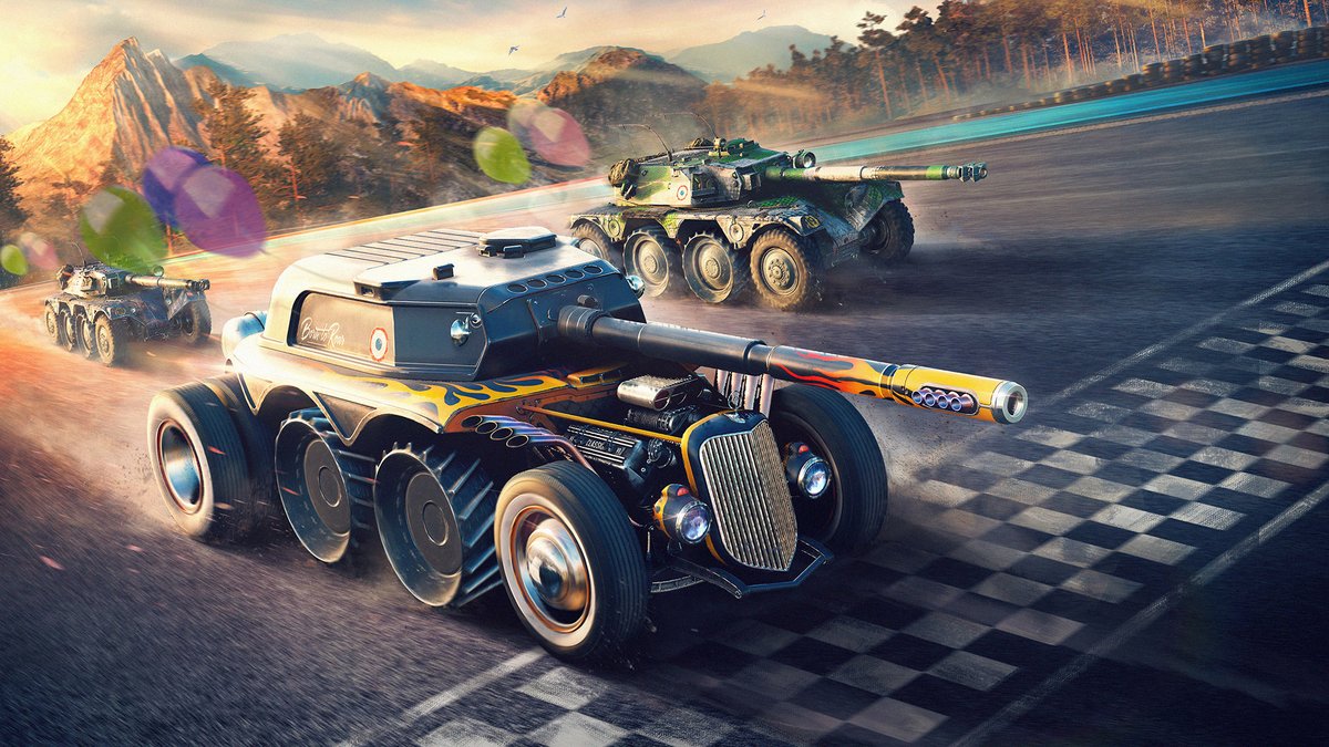 Get your checkered flags ready! 🏁 Let's celebrate 13 years of World of Tanks with a high-octane race live on Twitch on April 13 @ 14 UTC. Watch your favorite Contributors push their EBR 105s to the limit and claim Guaranteed and Mystery Twitch Drops 🎁 📺 tanks.ly/2uyxM5f