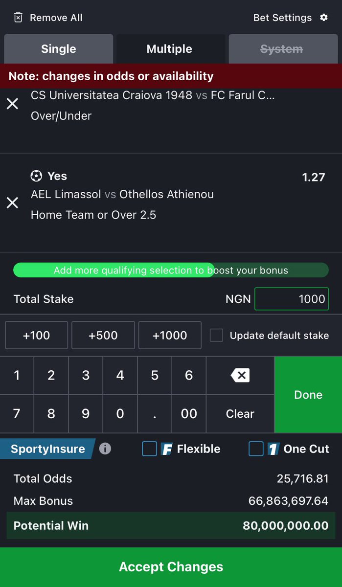 SportyBet users 💰 Grand audit ways 💥 Well analyzed 25k odds🤑 1k To Win 80million. 👀 Split/Flex/Edit Multiple Edits boom on the telegram channel yesterday✅ Don't miss out, join the channel for the booking code and multiple edits 👇👇👇 t.me/boluthe3rd